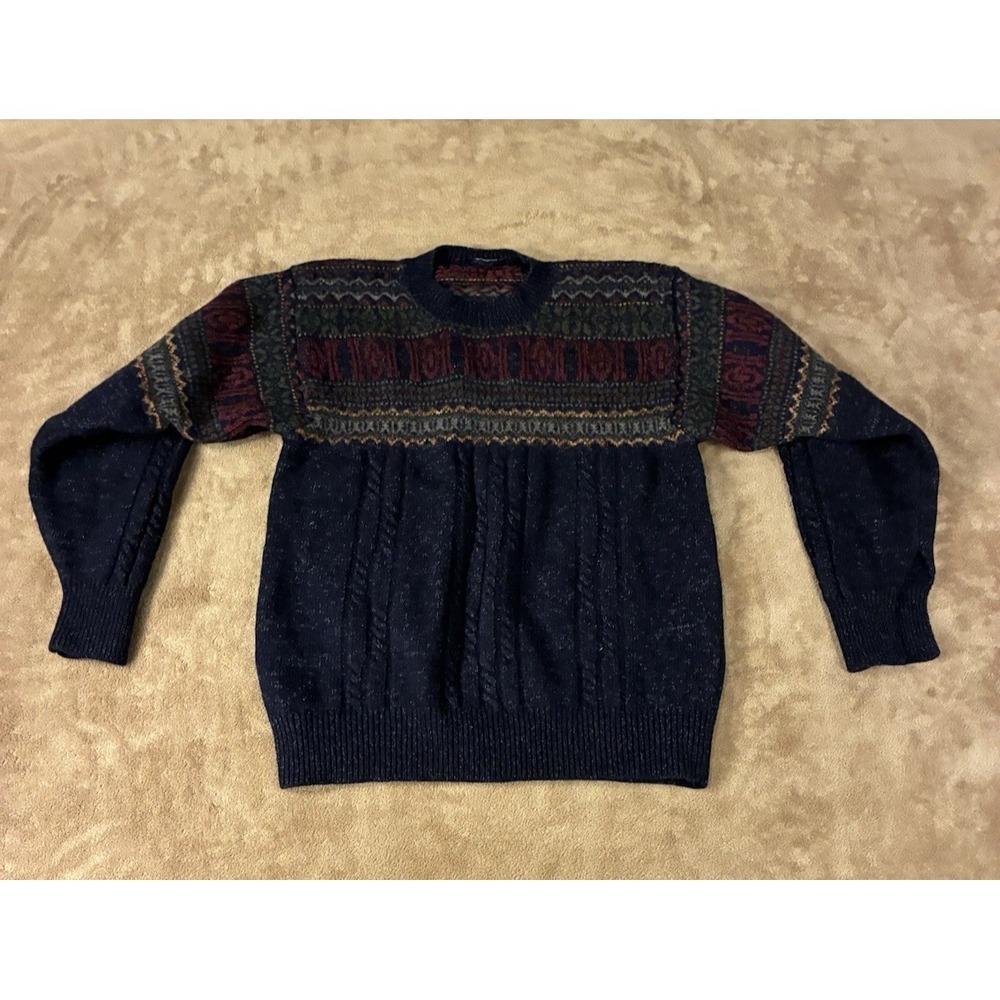 VTG Unisex Fit Shine Yachtline Line Sweater Cozy Grandpa Core Size 5 Nostalgic